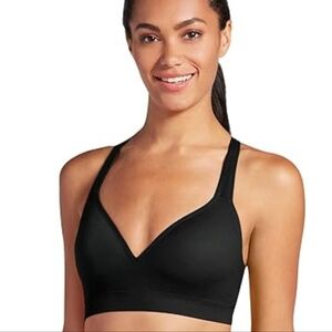 Jockey Molded Medium Support Sports bra . Built In Shaping Seamless Large Jersey